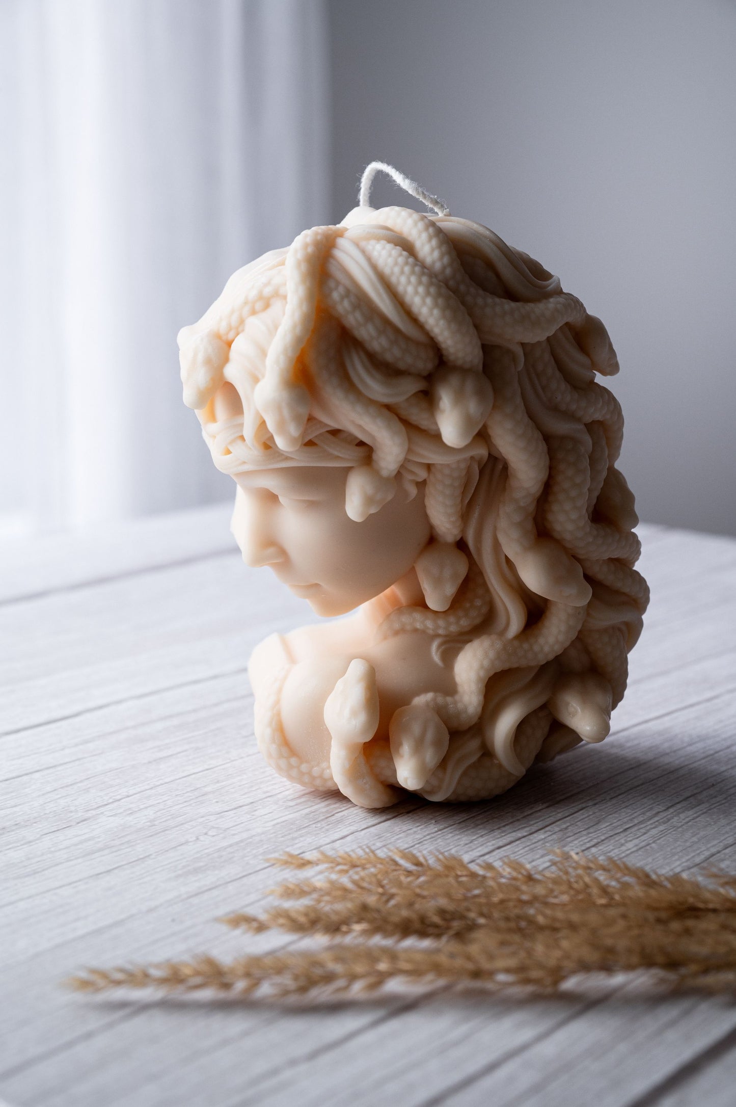 Snake woman shaped candle Halloween décor