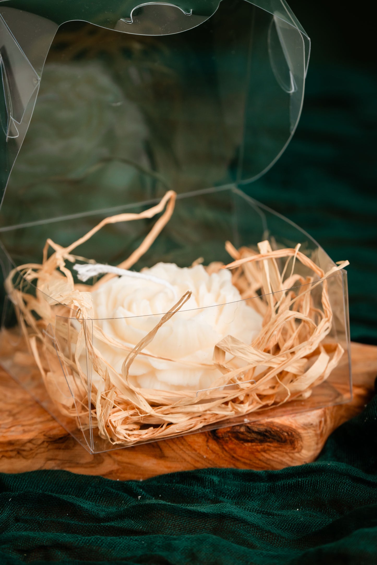 Peony Flower Candle