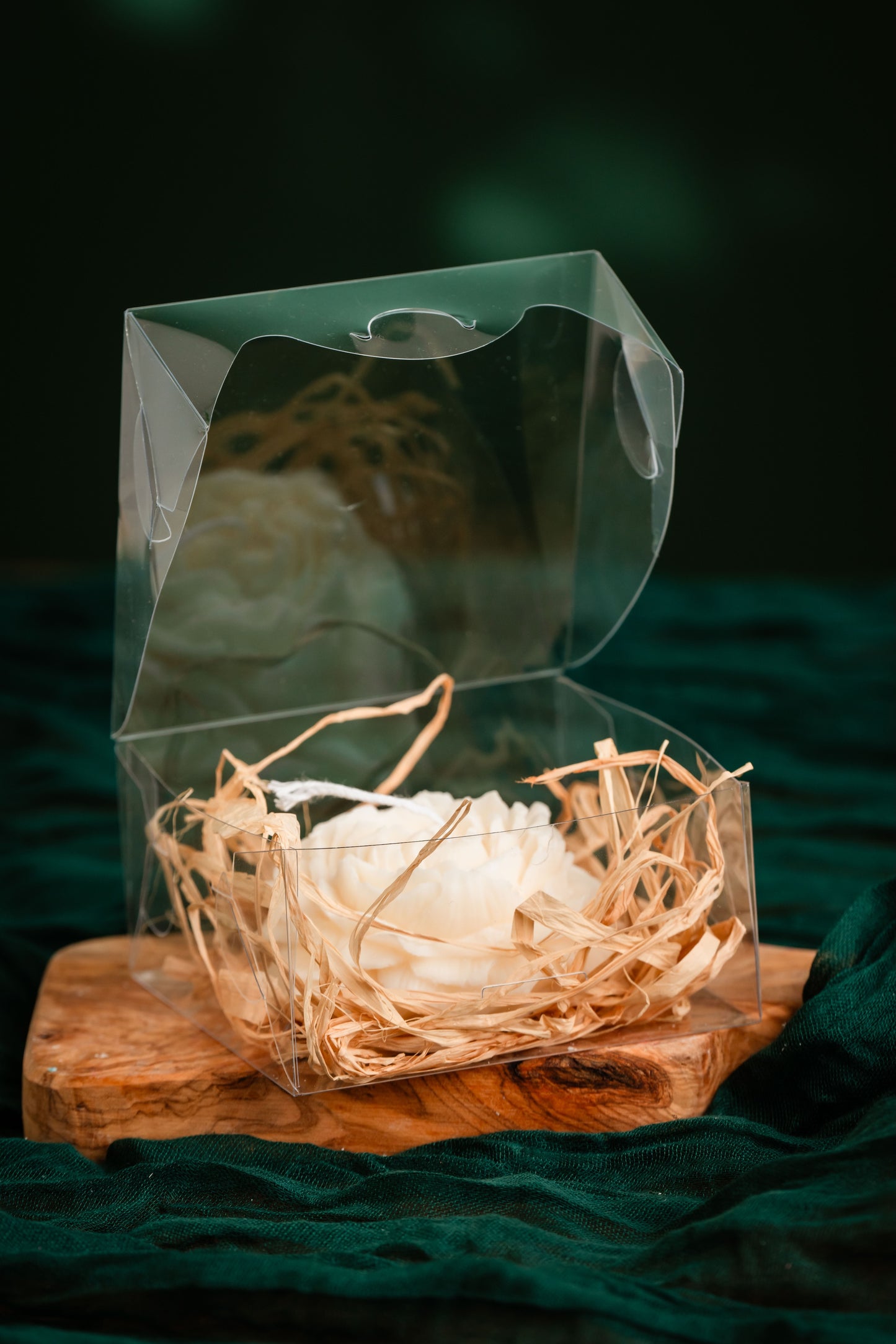 Peony Flower Candle