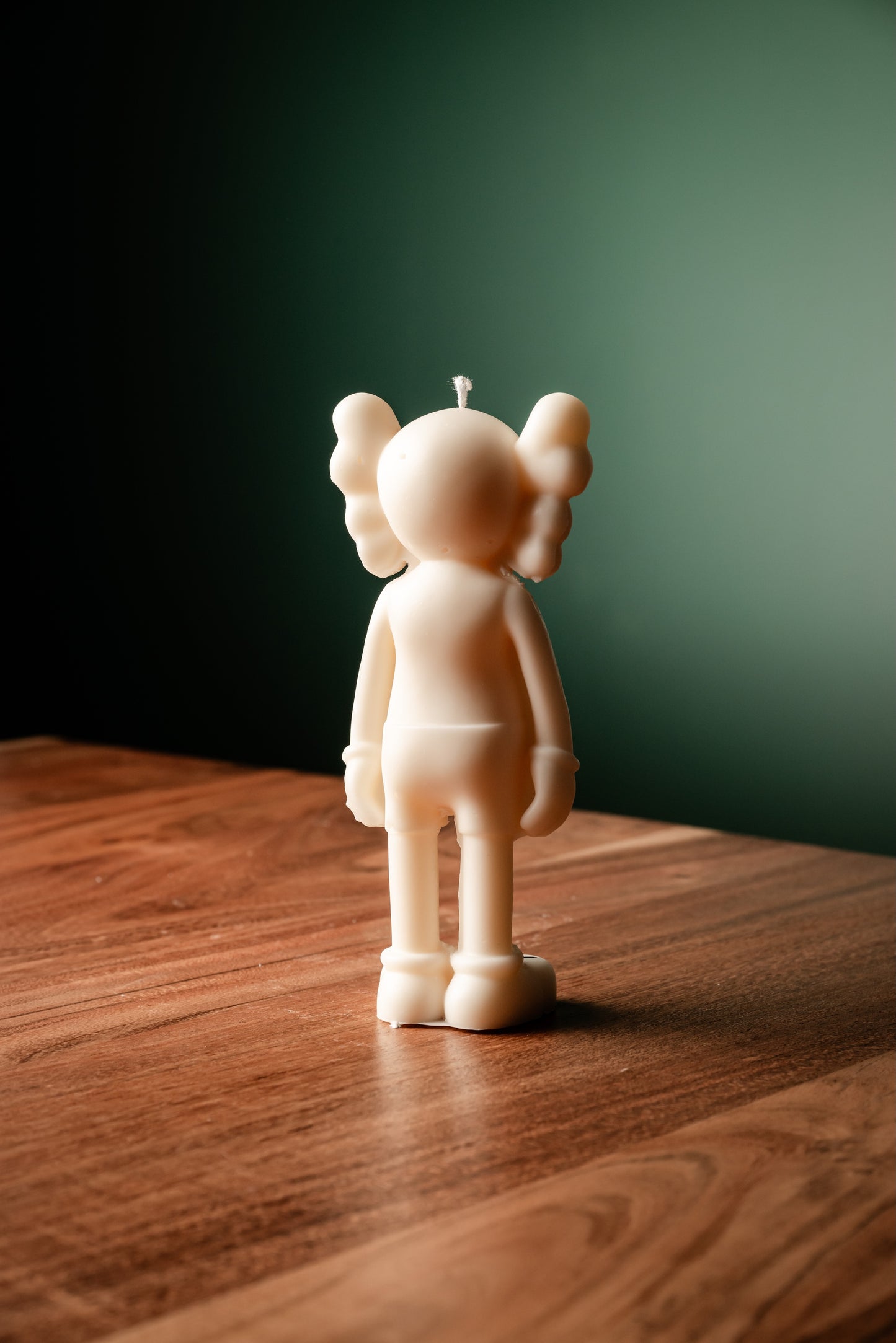 Standing KAWS inspired candle handmade in Canada with soy wax