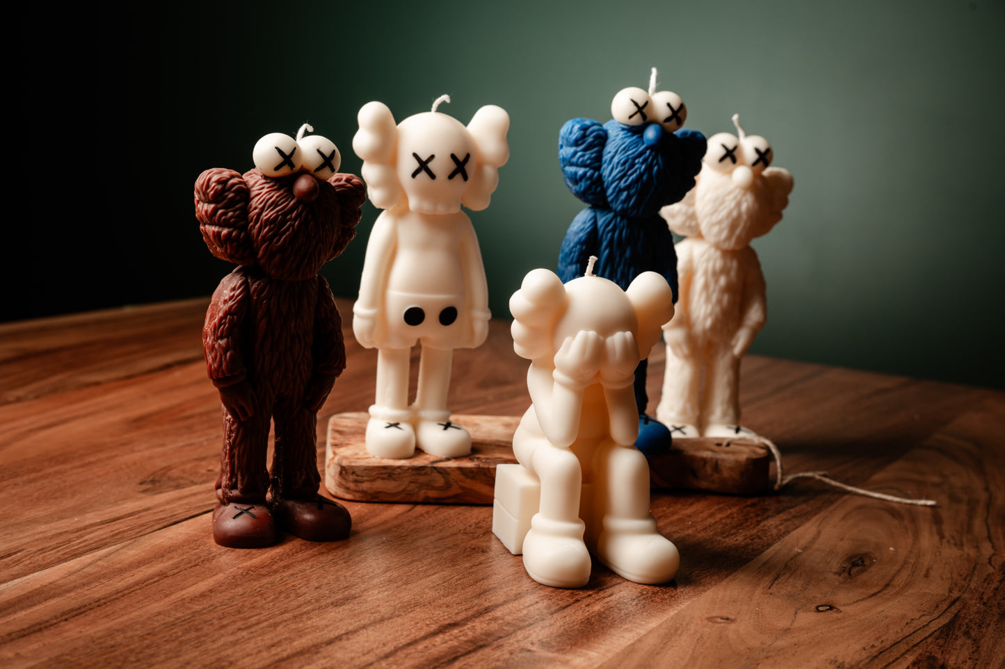 Kaws-inspired Companion sculpture candle – vegan, handmade in Canada
