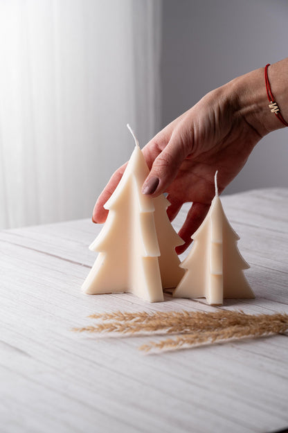 Christmas Tree Candle – Handmade Soy Wax Candle
