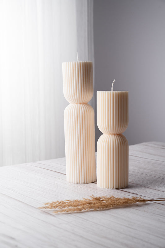 Aesthetic Candle - Pillar Candle Set