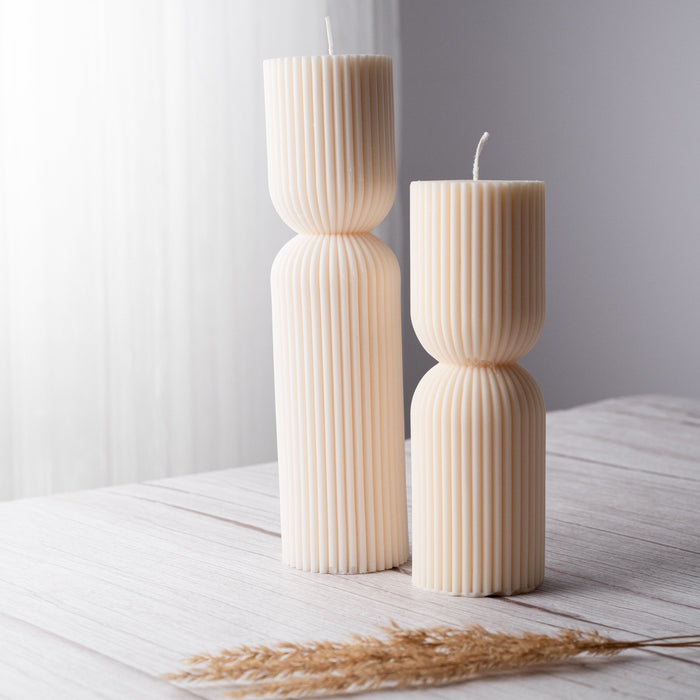 Sculptural Pillar Set