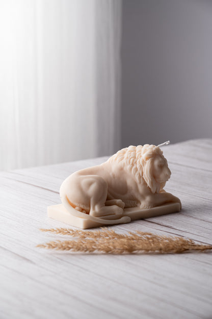 Lion Statue Candle