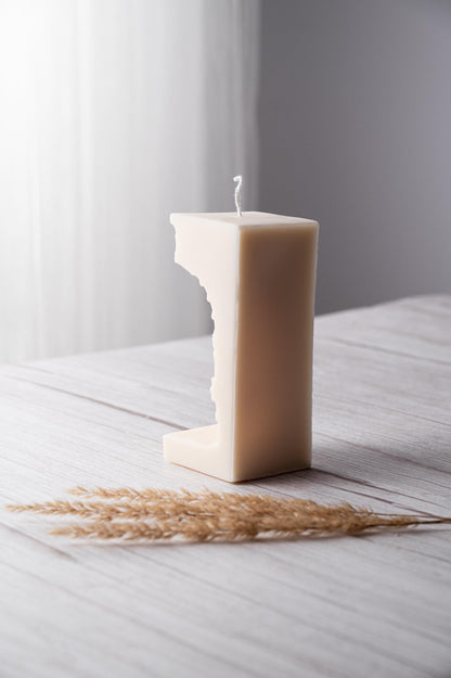 Rome, Abstract, Unique Candle