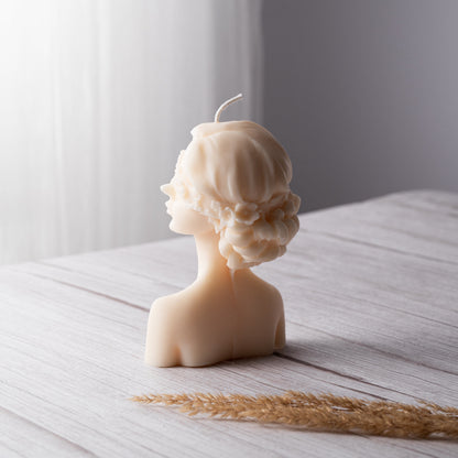 Large Flower Girl Candle