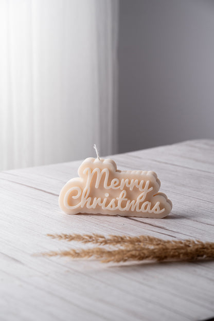 Merry Christmas Candle