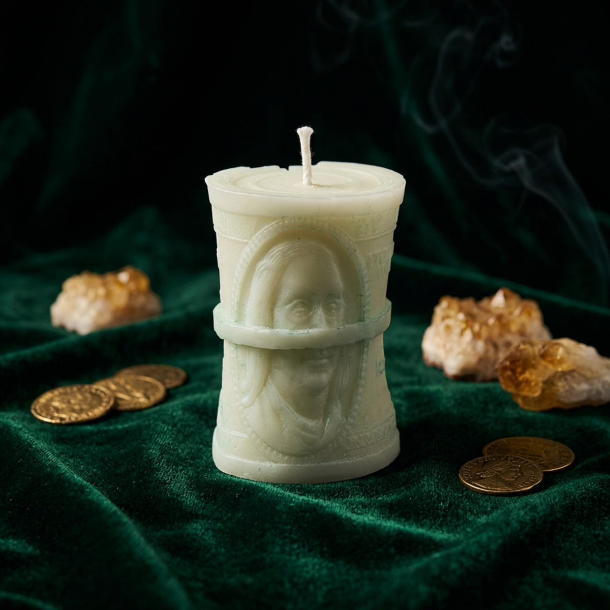 The Big Stash Money Roll Candle | Rolled Cash Soy Candle - Rituel Riche