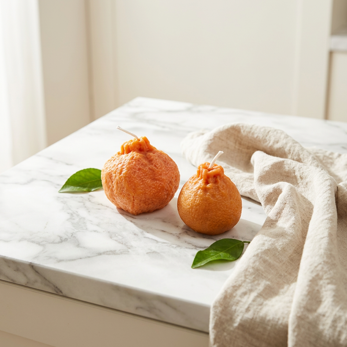 Tangerine Candle | Citrus Fruit Soy Candle