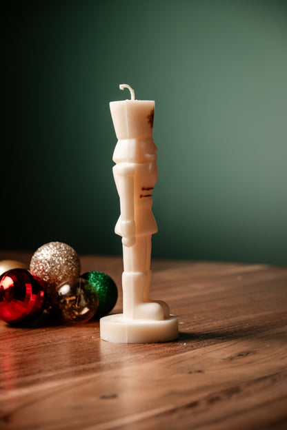 Allure Canada Nutcracker Candle – Seasonal Home Décor

