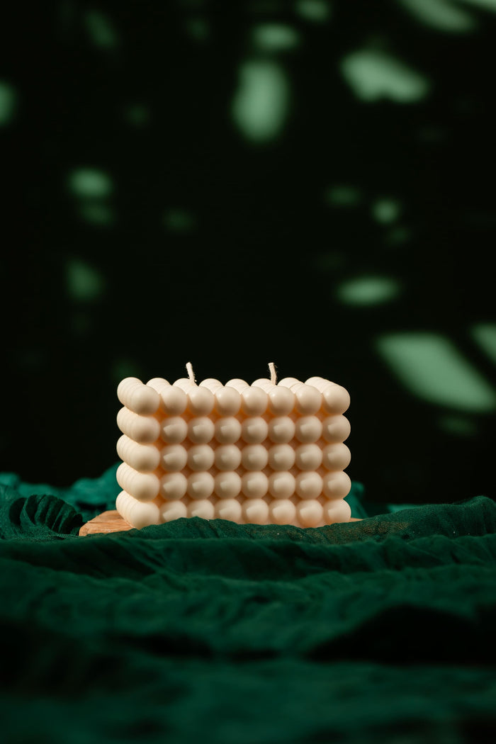 Grande Geometric Bubble Candle