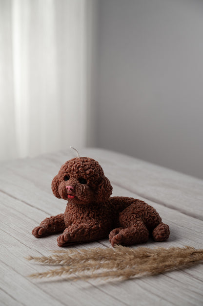 Cute Dog Shaped Candle – Eco-Friendly Decorative Gift