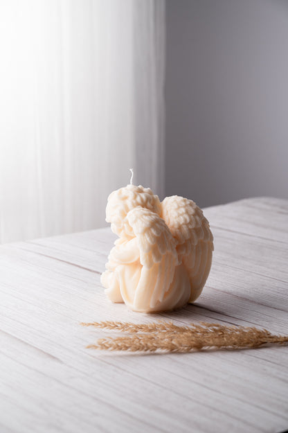 Vegan Eco-Friendly Angel Statue Candle