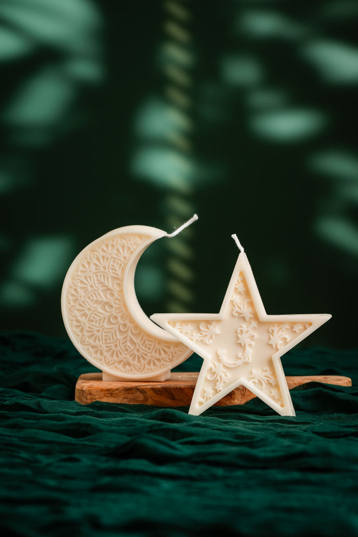 Crescent Moon Candle