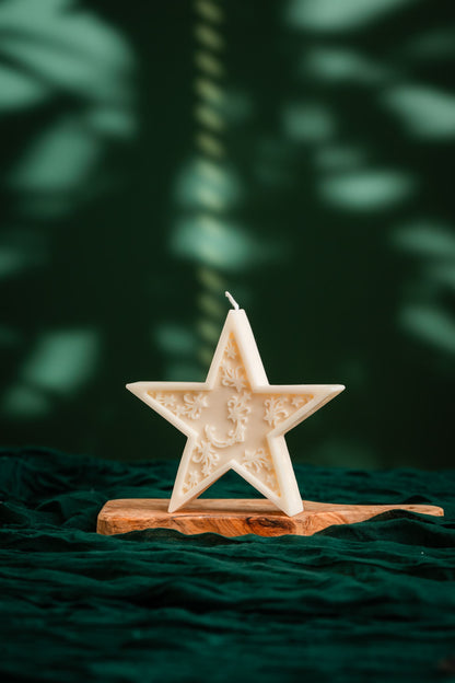 Decorative Star Candle – Vegan & Non-Toxic