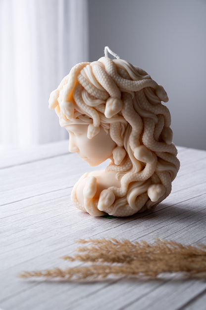 Medusa Candle handmade soy wax