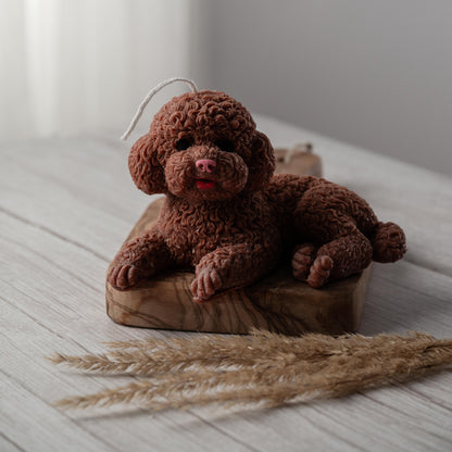 Hand-poured Puppy Candle for Dog Lovers – Vegan Soy Wax