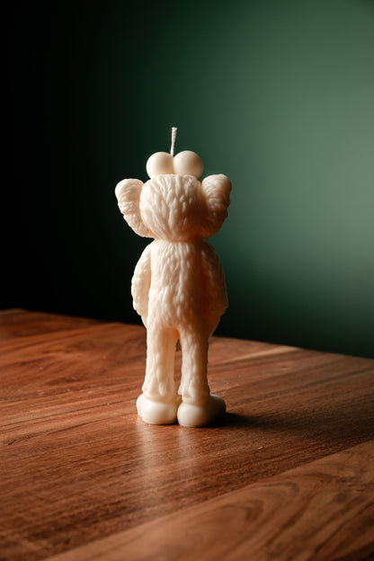 Sesame Street inspired Kaws candle – 18.5 cm vegan art décor 