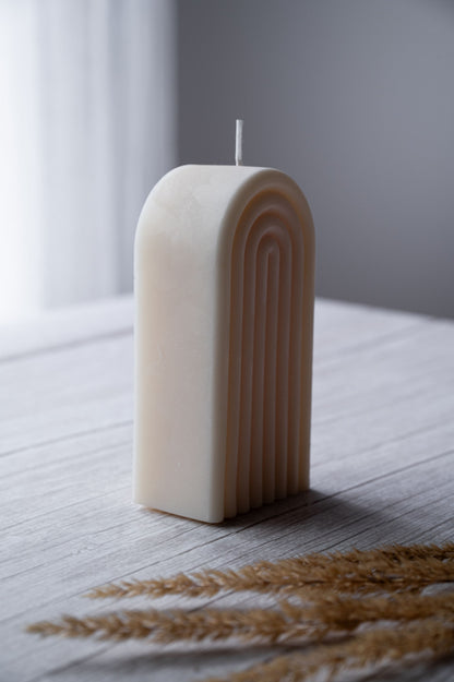 pillar soy candle gift hand-poured
