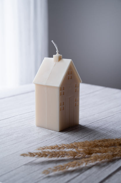 Christmas House Candle – Festive Home Accent