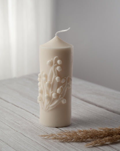 Muguet - Lily of the Valley Pillar Candle