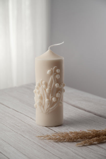 Muguet - Lily of the Valley Pillar Candle