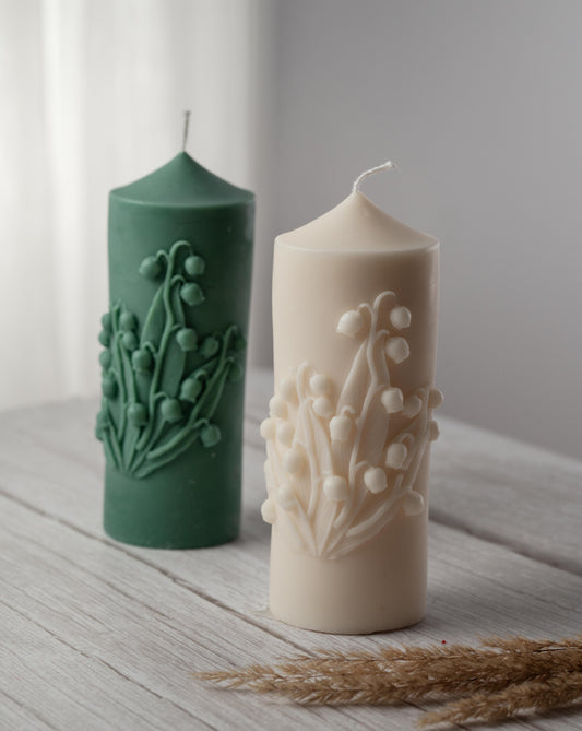 Muguet - Lily of the Valley Pillar Candle
