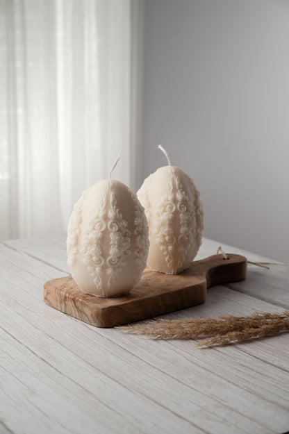 easter vintage egg candle soy wax décor