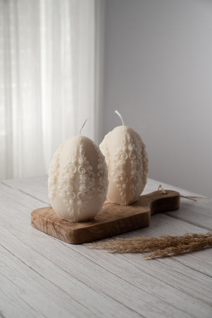 handcrafted vintage egg candle canada