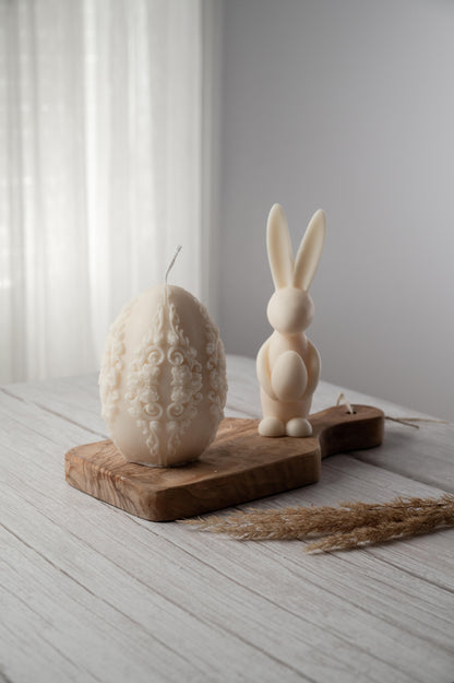 vegan soy wax easter candle eco-friendly