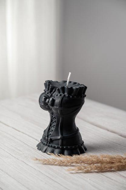 Corset Candle - Shaped Candle - Body Candle - Bustier