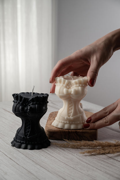 Corset Candle - Shaped Candle - Body Candle - Bustier