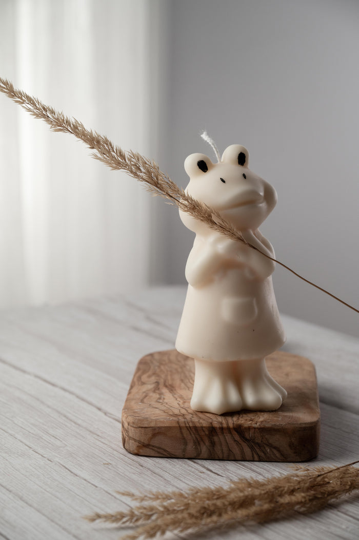 Spring Frog Candle