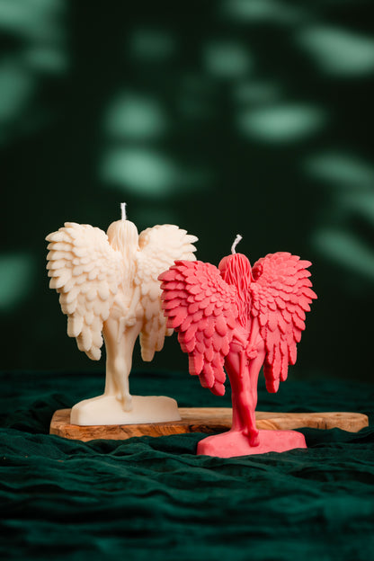 Angel Back View Candle | Sexy Winged Femme Fatale Candle