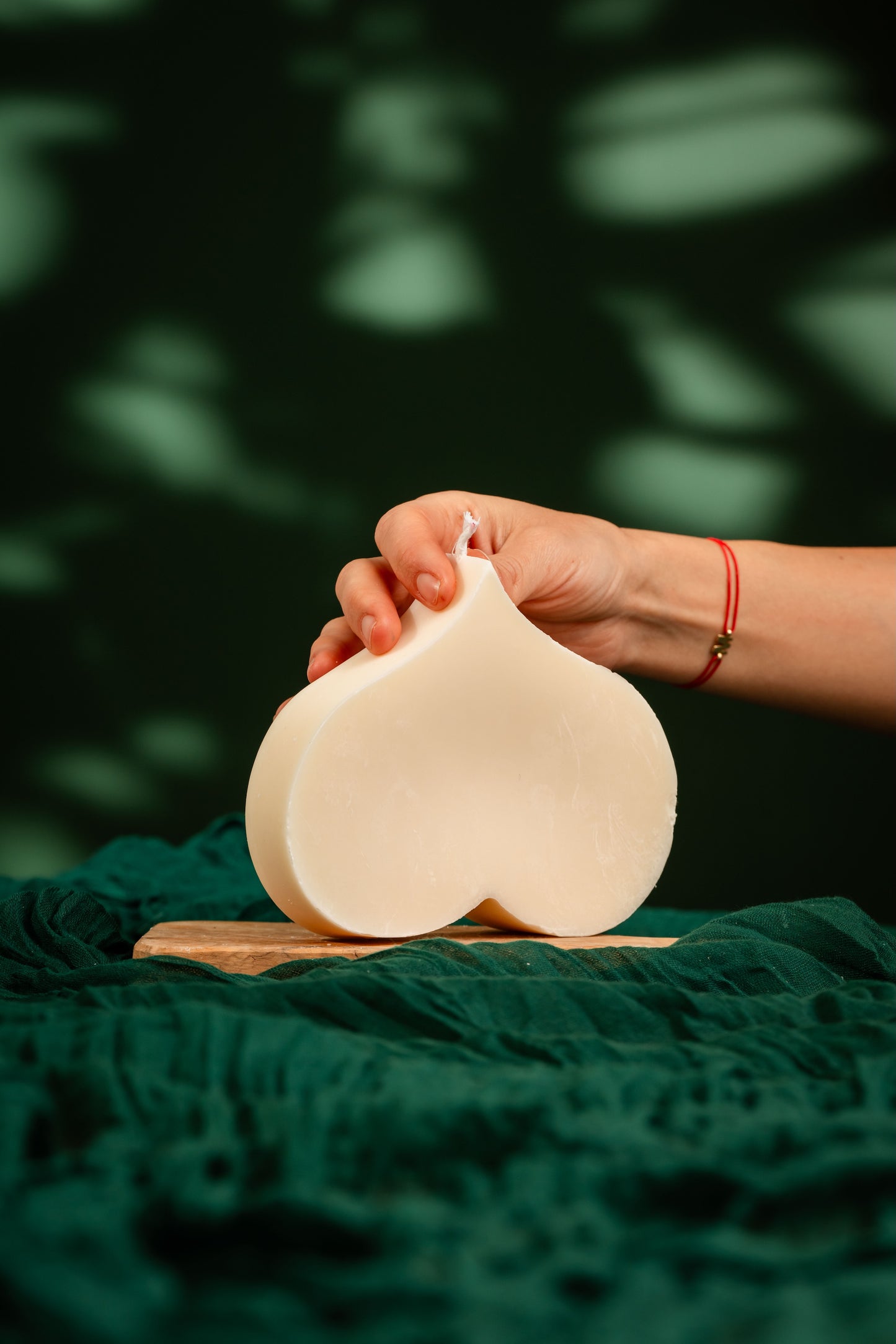 Power Hands Heart Candle I Decorative Soy Wax Candle