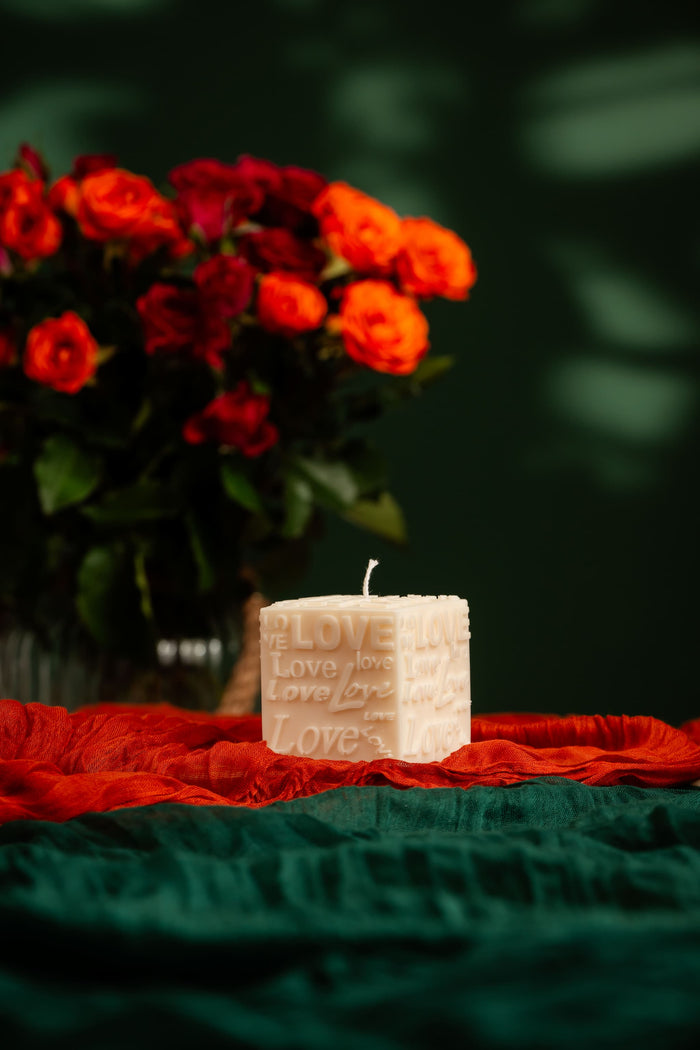 Square Love Candle