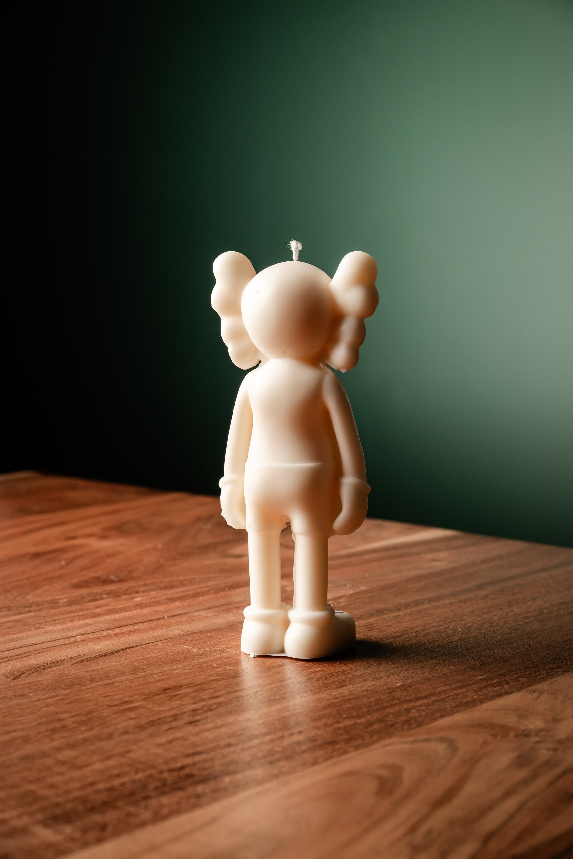 Standing KAWS inspired candle handmade in Canada with soy wax