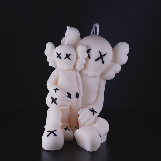 Artistic KAWS Inspired Decorative Candle – Cotton Wick
