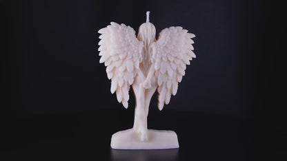 Angel Back View Candle | Sexy Winged Femme Fatale Candle