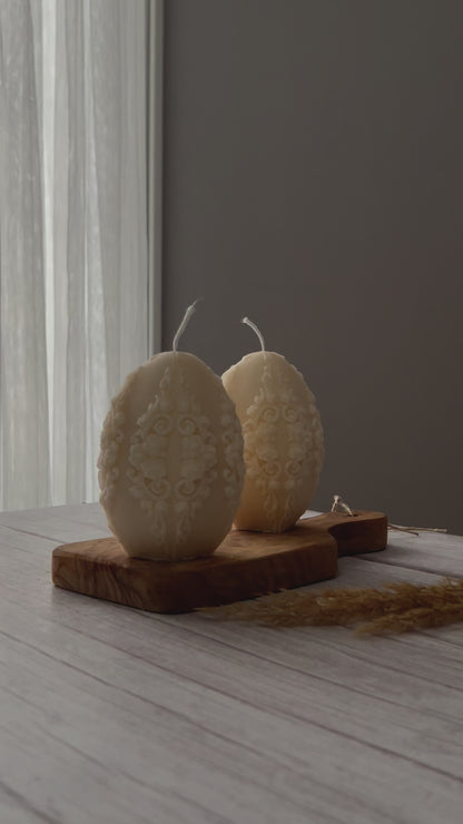 festive spring vintage candle hand-poured