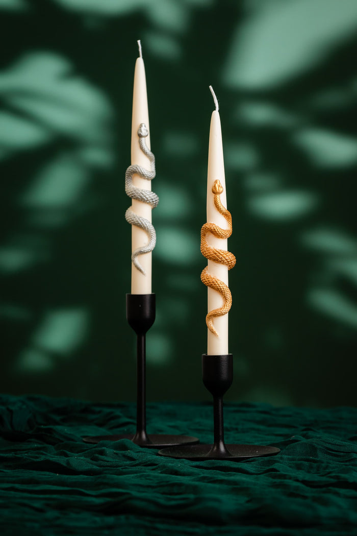 Serpent Taper Candle