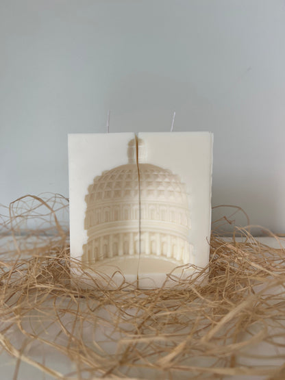 Rome, Abstract, Unique Candle